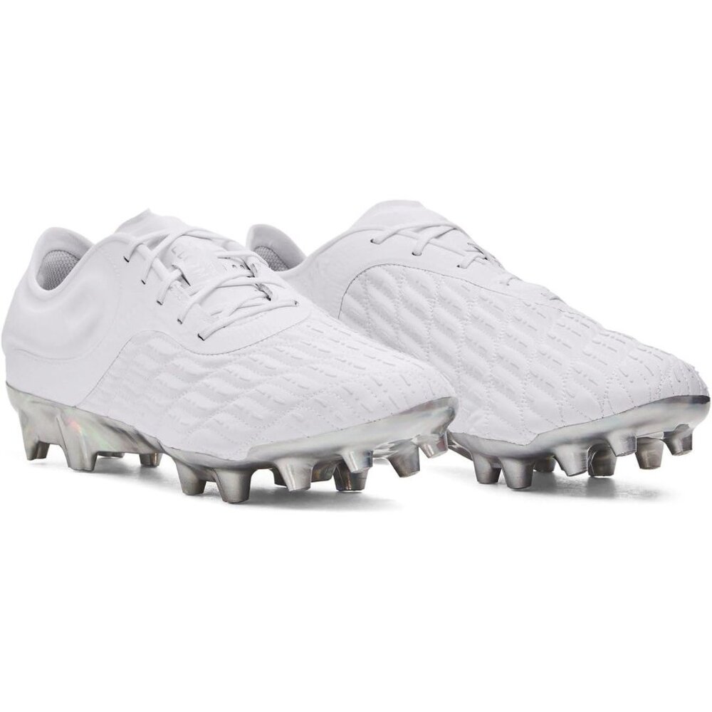 Under Armour Womens Magnetico Elite 3 FG Soccer Cleats 3027160-100 White Size 11